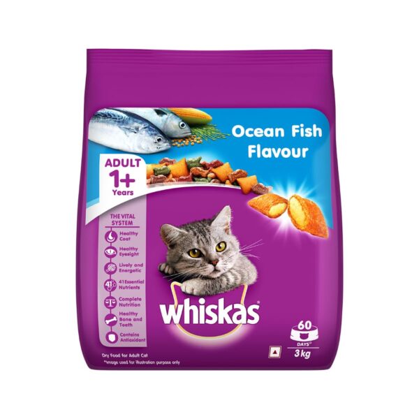 Whiskas Ocean Fish Flavour Adult Cat Food